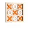 XO Tic-Tac-Toe Strategy Game Set - Wooden Logic Brain Teaser for Family & Early Learning, Interactive Educational Board Game