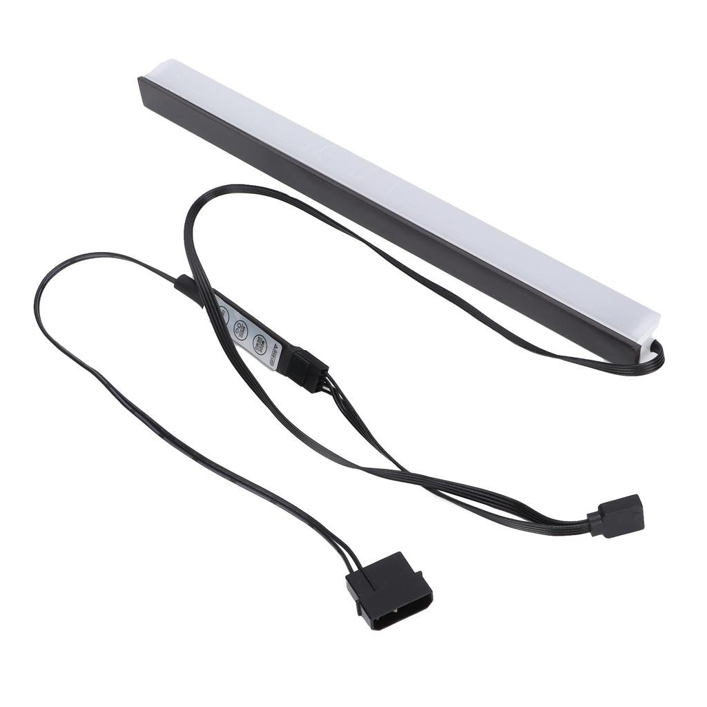 Lighting Lamp 12V LED Colorful Acrylic Magnetic 4 Pin Strip Lamp with Manual Controller for Computer Case