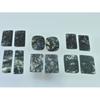 152Cts. Natural Moss Agate Matched Pair Octagon Cabochon Gemstone 6 Pair Lot C-2300