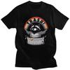 Retro Raccoon Trash Print T-Shirt for Unisex Pure Cotton Short Sleeve Fashion Tee