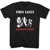 Thin Lizzy Bad Reputation Black Music Shirt