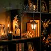 Leseeckleuchte im Vintage-Stil, Dekorative Bücherregalleuchte, Bibliothekslaterne, Leuchten für Bücherwürmer, LED-Buchnischenlampen-Ornament, Arbeitszimmer, Heimbibliothek,