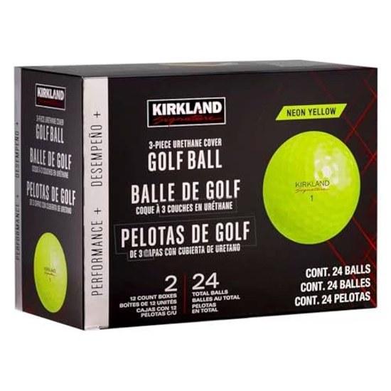 Kirkland Signature 3-Piece Golf Balls Version 2.0 Yellow 24-Pack