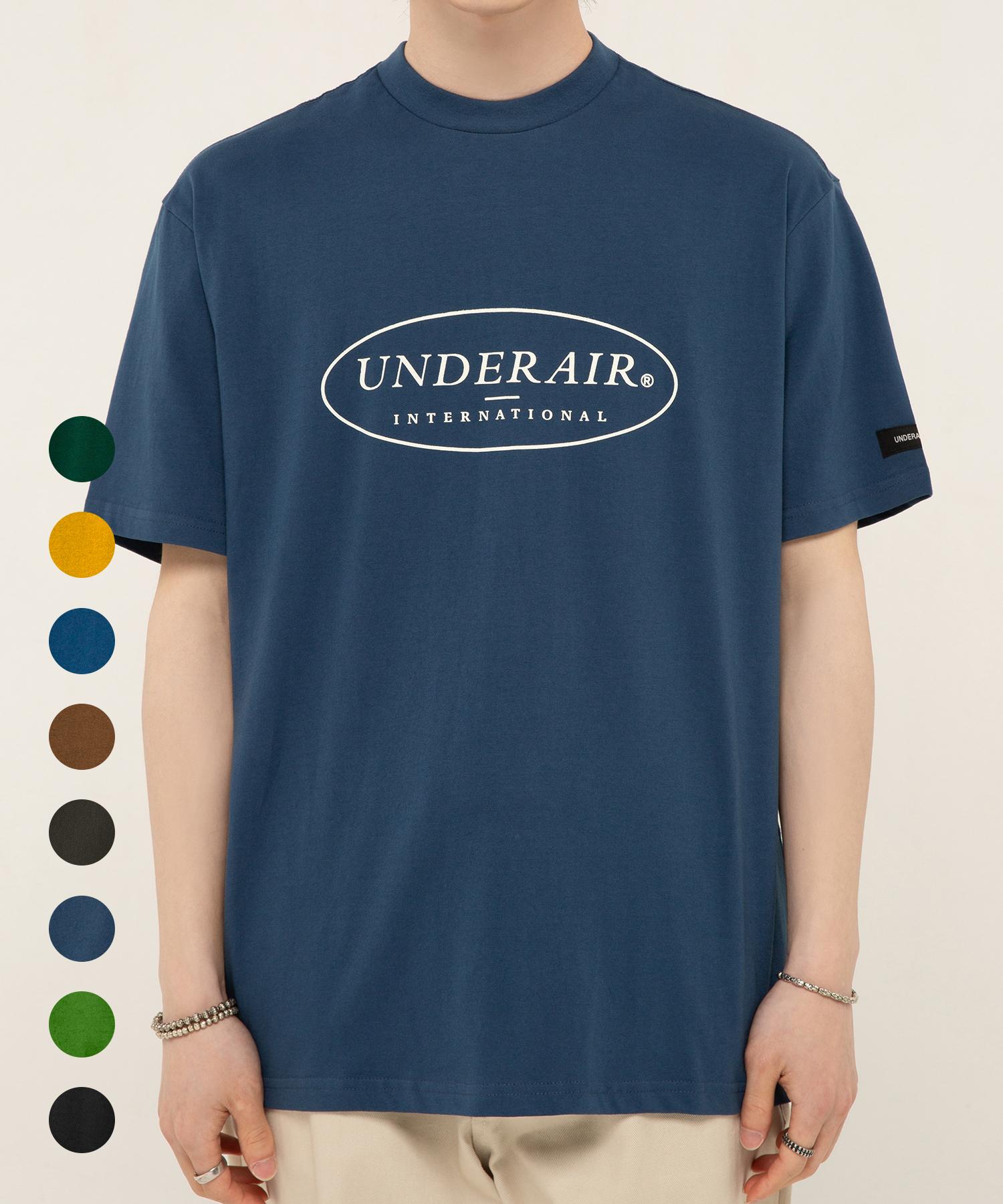Under Air Clewline Half Sleeve (8Color) Gray/Avocado - M