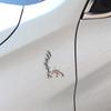 Yilu Pingan 3D Geweih Auto Logo Metallaufkleber für Personalisierte Fahrzeugdekoration
