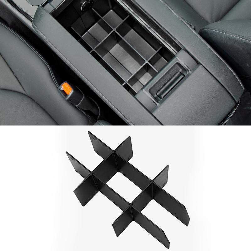 For Toyota Highlander Xu70 Hybrid Abs Car Central Armrest Storage Box Container Holder Tray Accessories