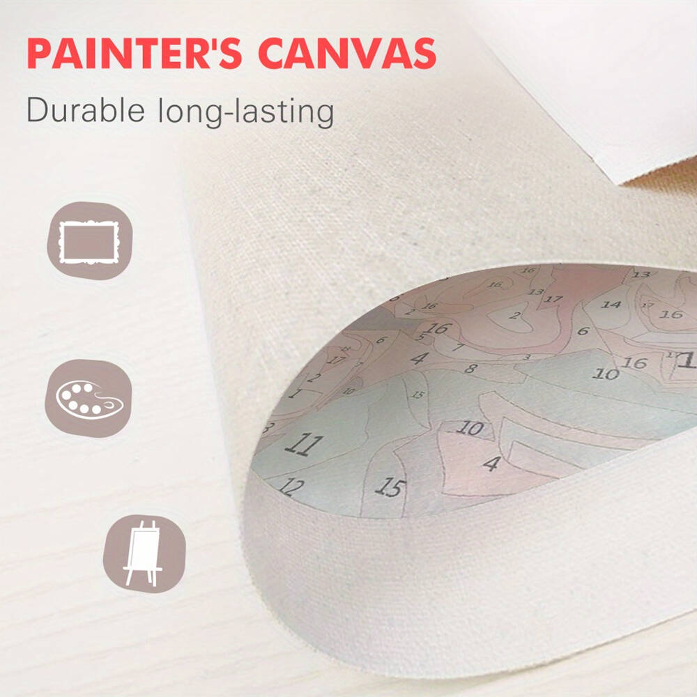 Oil Painting By Numbers Flower Chair Coloring By Numbers Vase Digital Painting Daisy Canvas Handpainted Coloring DIY Kit Gift