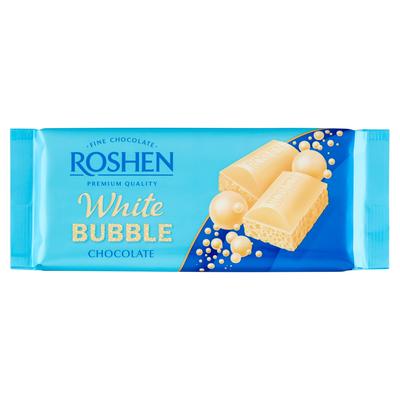 Roshen Weiße Schokolade mit Bläschen 80 G