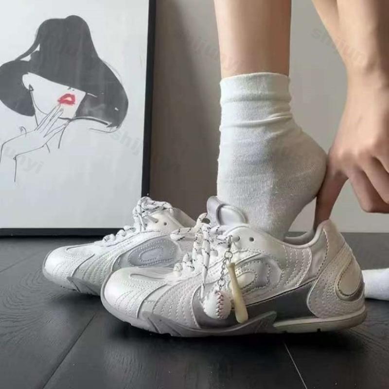 Women's Sneakers  Spring Autumn New Lightweight Comfortable Non Slip Casual Shoes Fashion Cross Tied Outdoor Luxury Flats