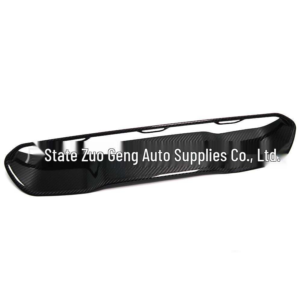 Real Carbon Fiber Hood Vent Trim for Dodge Ram TRX Interior Modification