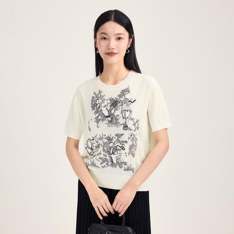 Northern Deer Lyocell Blend Short Sleeve T-Shirt M