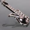 Smart Mini Guitar Pendant Rhinestone Key Ring Chain Keyring Keychain Gift