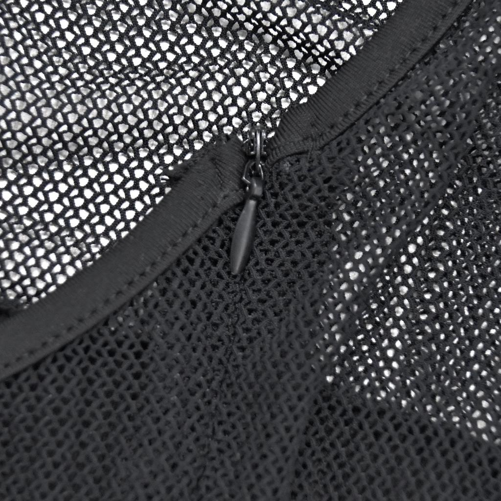 C6666 Damen One-Shoulder Netz-Feder-Bandagekleid mit Heißbohrungen