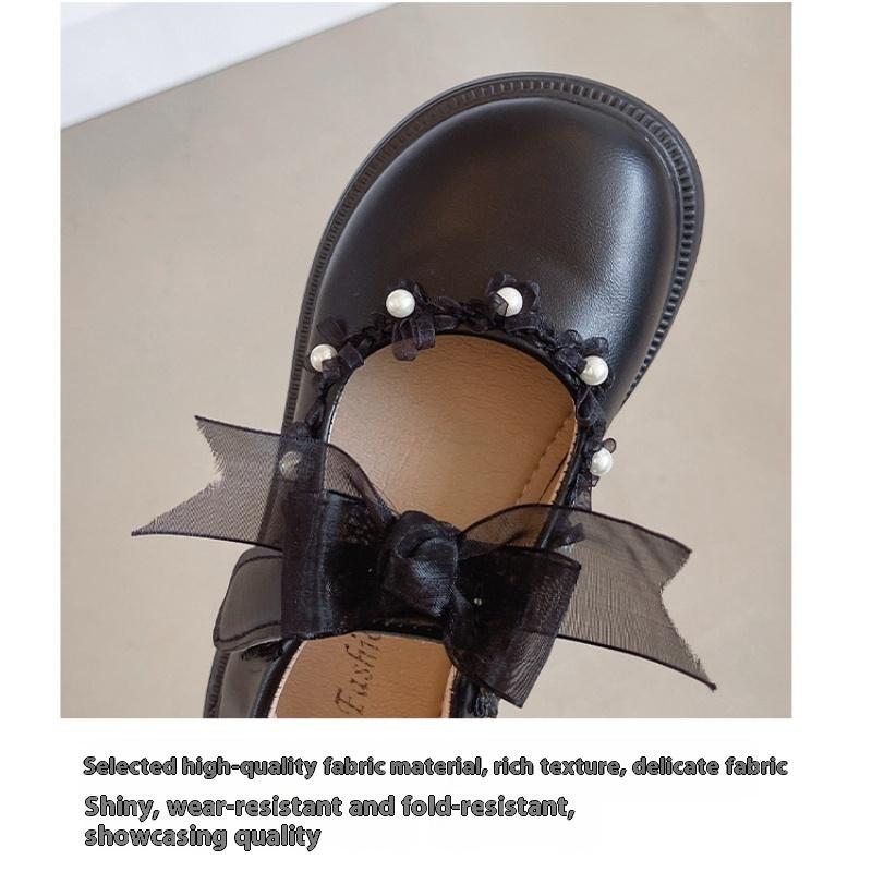 Neue Mode Mädchen Bequeme Verschleißfeste Weichsohlige Lederschuhe Gutaussehende und Langlebige Performance-Schuhe