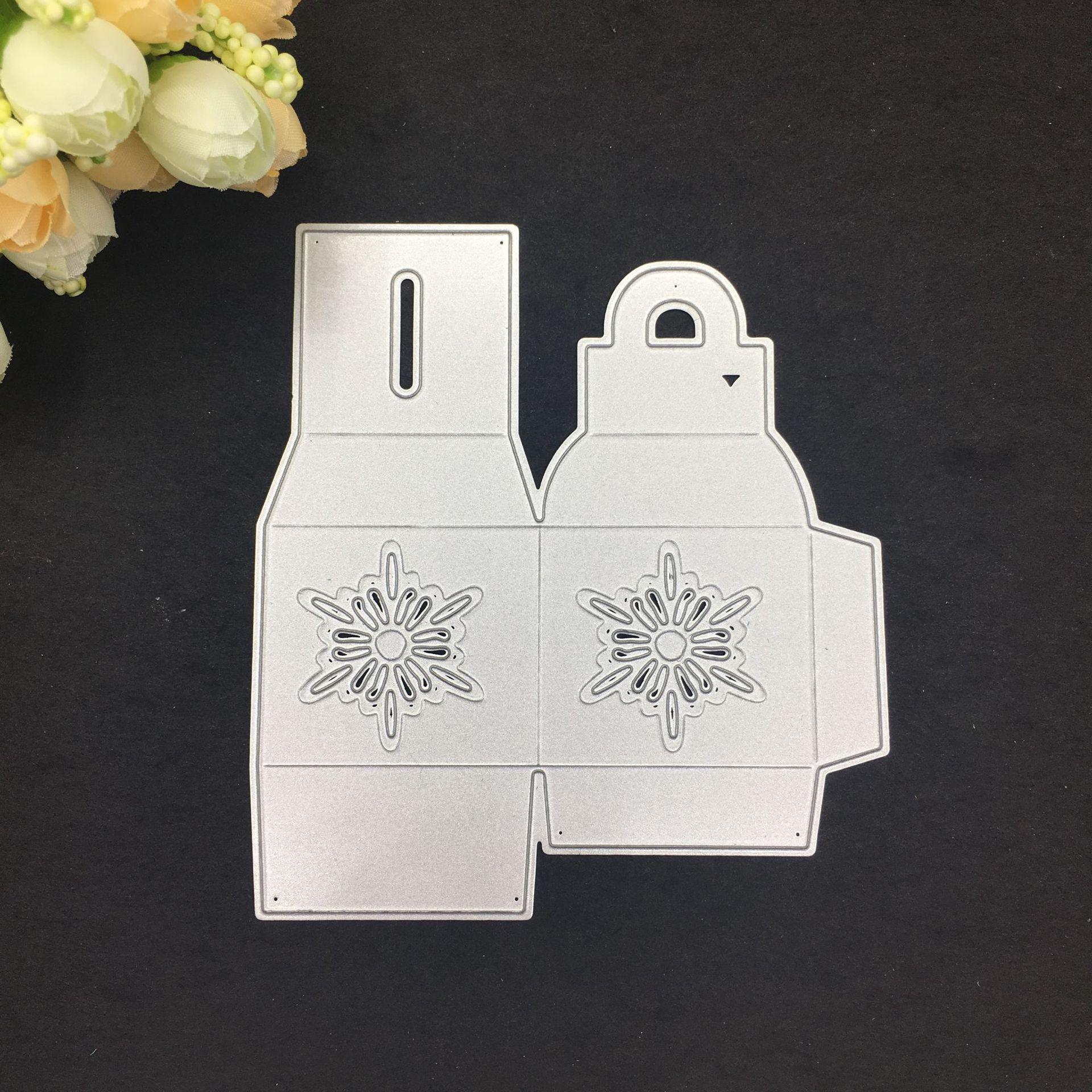 Конфетная коробка Металл Режущие штампы Трафареты Высечка для DIY Скрапбукинг Альбом Бумажная карточка Тиснение
