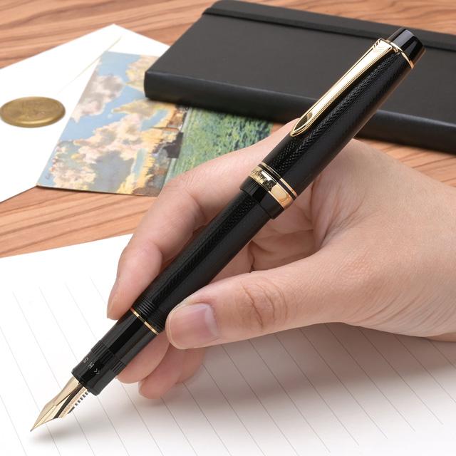 Pilot JUSTUS 95 Adjustable Nib Fountain Pen Fine Nib Net Black FJ-3MR-NB-F