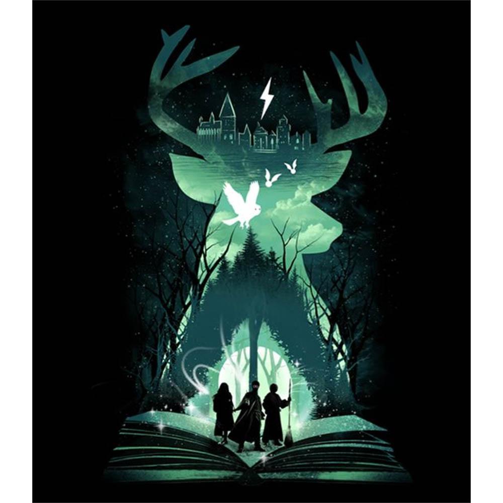 5d Diamond Painting Kit Harry Potter Magic Cross Stitch Embroidery Jewelry Room Wall Decor Handmade Mosaic Children's Gift