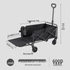 Portable Foldable Outdoor Camping and Shopping Cart with Large Capacity