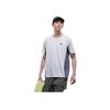 Anta Outdoor Series Sport Casual Simple Spliced Round Neck Pullover Loose Short Sleeve T-Shirt Men Tops Basic-Black 952526103-3