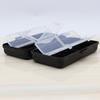 Portable Foldable USB Flash Drive Organizer Box with Lid-Lightweight PP Material,Multi-Compartment Storage for Office Supplies