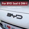 For BYD Seal 6 DM-i 2024-2026 Gloss Black Front Hood Emblem Modified Exterior Decoration Auto Accessories
