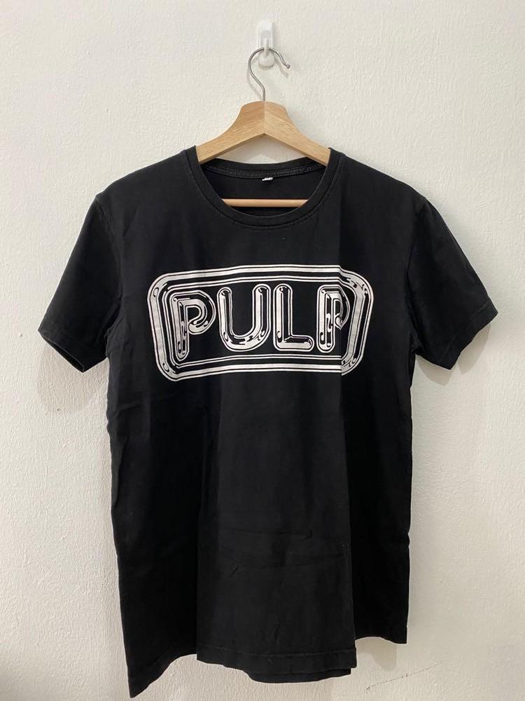 HOT Pulp band Britpop t-shirt gift for fan black shirt remake shirt Unisex T-Shirt L