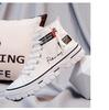 2025 Autumn Men's High-Top Canvas Shoes - Trendy Korean Style Casual Footwear for Students