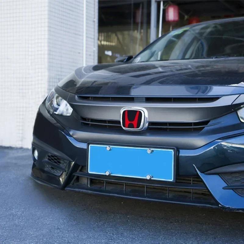 PLXI9 Car Front Hood Rear Trunk Emblem Cover Stickers for Honda Civic Accord 10th City Odyssey 8th HRV CRV Pilot Fit Jazz Inspire CRZ