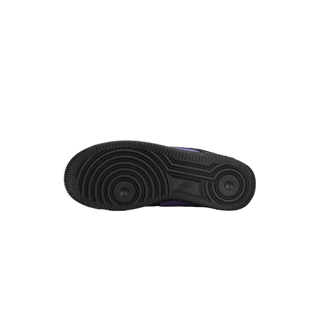 Nike Air Force 1 Distressed Galaxy Coverage Slip Resistant Cushioning Low Top Skateboard Shoes Unisex Black Purple CW2288-001(Team1877-)