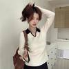 2025 French Chic Polo Collar Sweater - Women's Knit Top