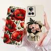For Realme GT Neo 3 5G Case New Fashion Flower Shockproof Silicone Soft TPU Matte Cover For Realme GT Neo3 80W GTNeo3 Phone Bags