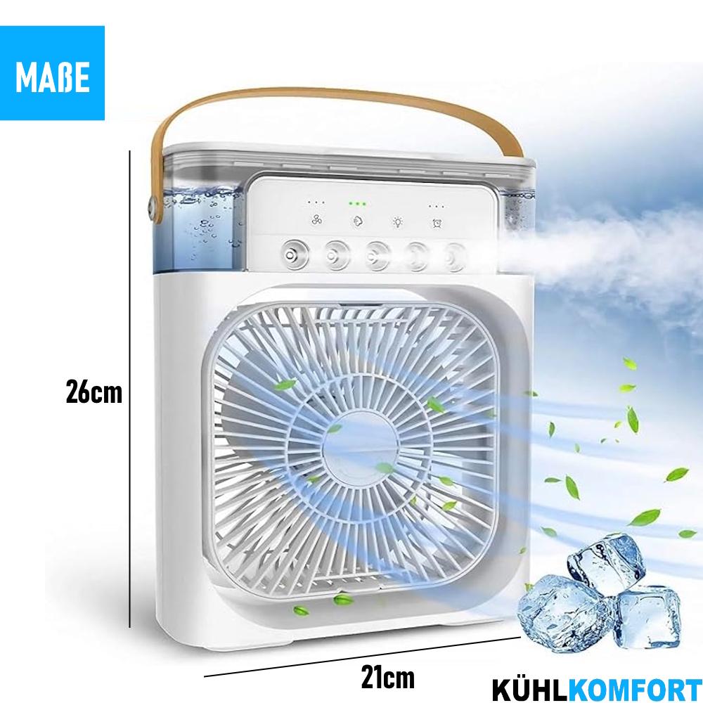 COOLING COMFORT Mini Air Cooler Air Conditioning Units Air Conditioning Mobile Fan 600ml