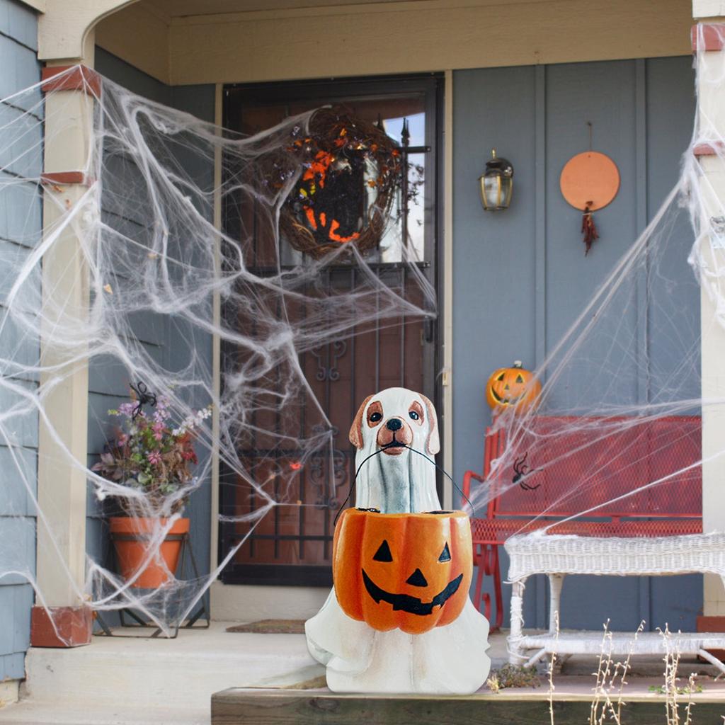 Halloween Outdoor  Dog Candy Bowl Decoration Ornaments