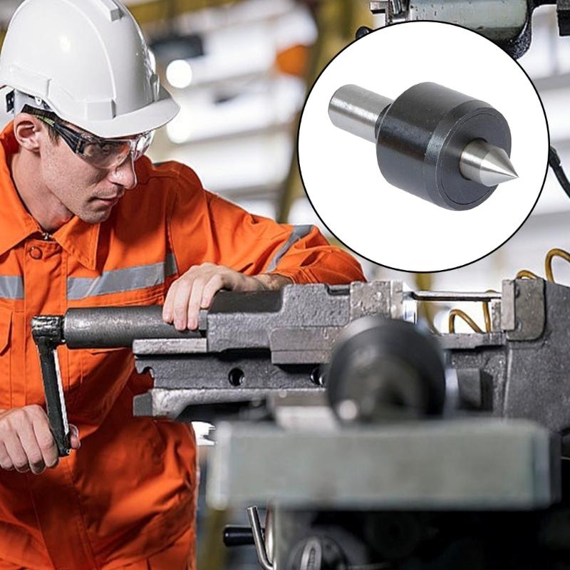 Quick Install 10mm Revolving Center for Accuracy Engineering & DIY Lathe Projects Sturdy Rotary Thimble