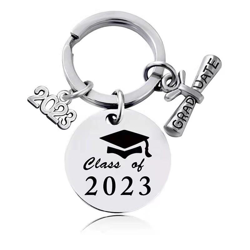 Steel Elegant Stainless Keychain Gift For Graduates Perfect For Celebrations And Parties
