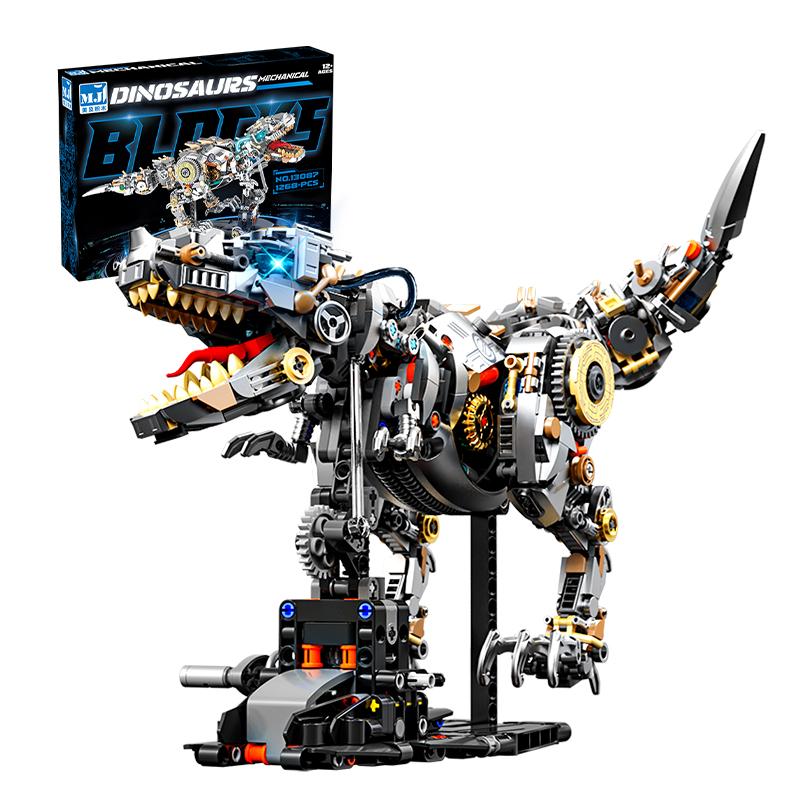 Mechanická zvířata Stavební bloky Papoušek Orel Velryba Brouk Model Cihličky se světlem Stolní displej Kolekce Dětské hračky Dárky