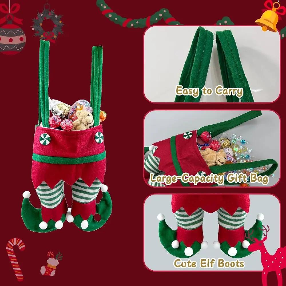 New Creative Christmas Gift Giving Fun Christmas Decorations Elf Bag Candy Bag Christmas Gift Bag