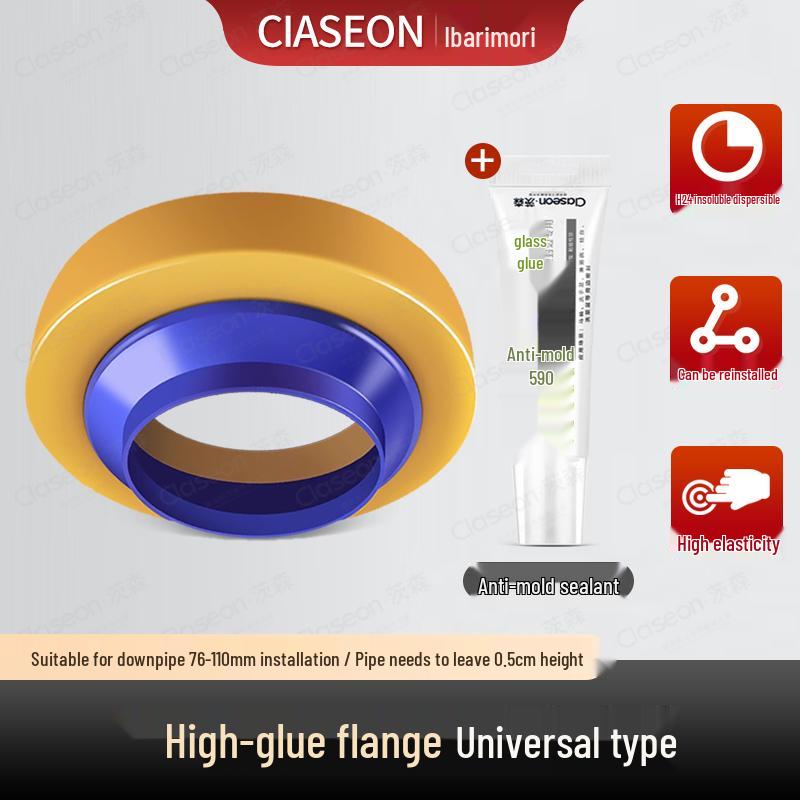 Thickened Anti-Odor Toilet Seal Ring - Universal Waterproof Flange Accessory