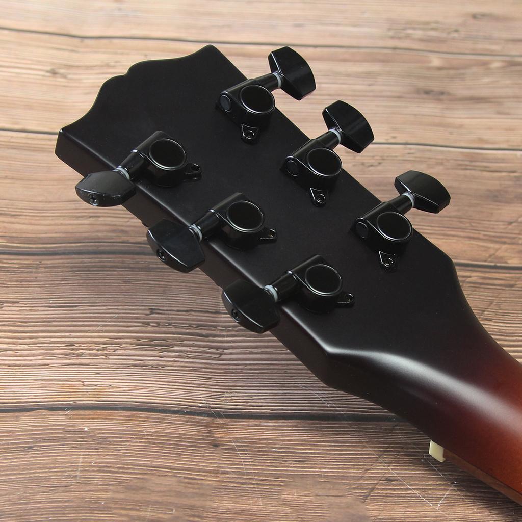 FLEOR 6 Stück Akustikgitarre Stimmwirbel 3L3R Versiegelte Mechaniken Stimmmechaniken für Akustik-E-Gitarre