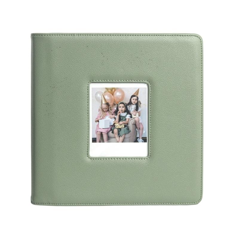 PU 288 Capacity Photo Storage Book Portable Size for Wide300 400 Instants Cameras Multipurpose For Memories Preservation