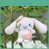 Adorable Pink Plush Bunny Keychain 10cm Soft Cute Stuffed Animal Gift With Chains Colorful