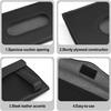 Tissue Holder In Car—PU Leather Car Napkin Holder, Car Kleenex Holder For Visor & Backseat, Easy To Use (Black)