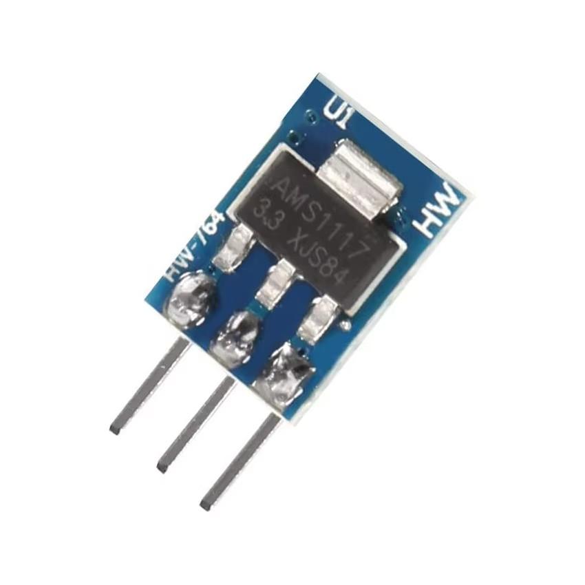 10 Pcs DC-DC Buck Converter 3 Pins AMS1117 3.3V DC 4.75V-12V To 3.3V Voltage Regulator Step Down Power Supply 800mA Buck Module