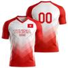 Korea Canada Chana Qatar Flag Football T Shirt Custom 3d Printed Short Sleeve Casual Oversized Tops