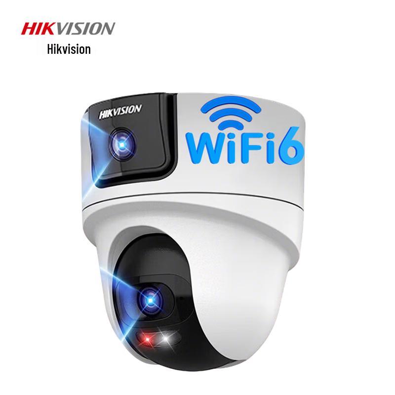 

HIKVISION DS-2SC2Q144MW-T/W/N Dual-Lens 8MP PTZ WiFi Security Camera CN plug (adapter included)