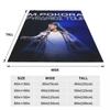 Soft Durable Blanket Camping M. Pokora Bedding Throws Pyramide Tour Concert Flannel Bedspread Living Room Print Sofa Bed Cover