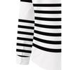 Stylish lapel striped long-sleeved shirt, simple commuter single-breasted cardigan top