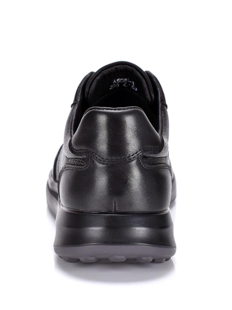Men's Genuine Leather Lightweight White Casual Shoes - Versatile Soft Sole Sporty Sneakers
