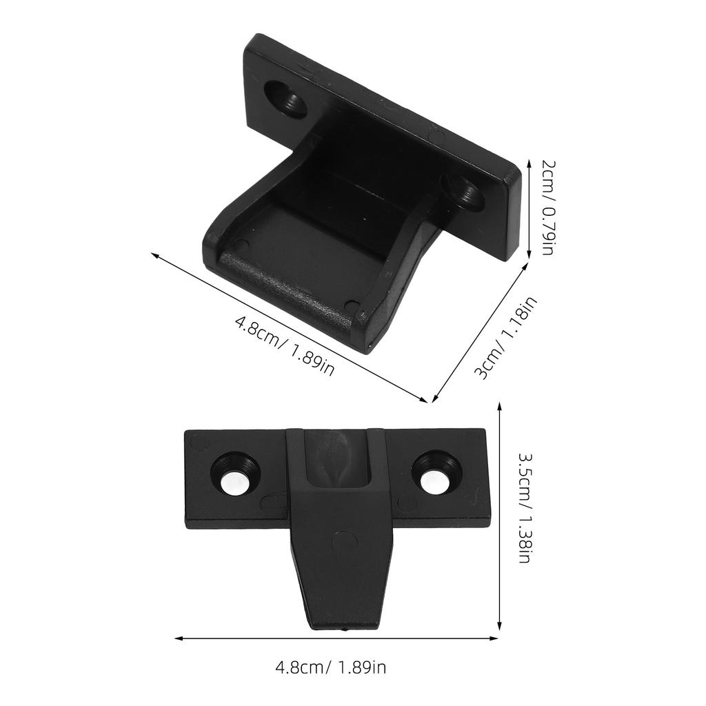 12 set Plastic Corner Bracket For Cabinet Partition False Front Clips Shelf Bracket Suspended Wall Panel Hardware Furniture