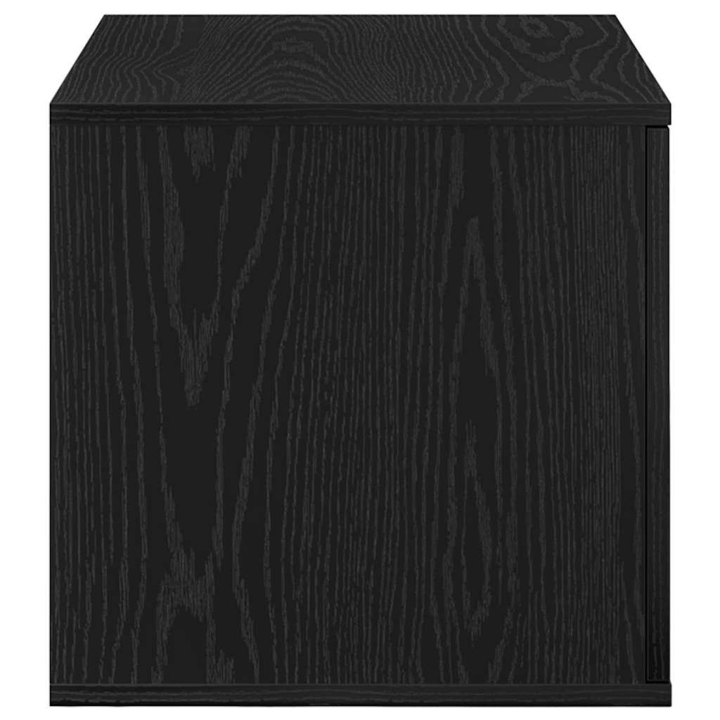 Storage Cabinet 2 pcs Black Oak Effect